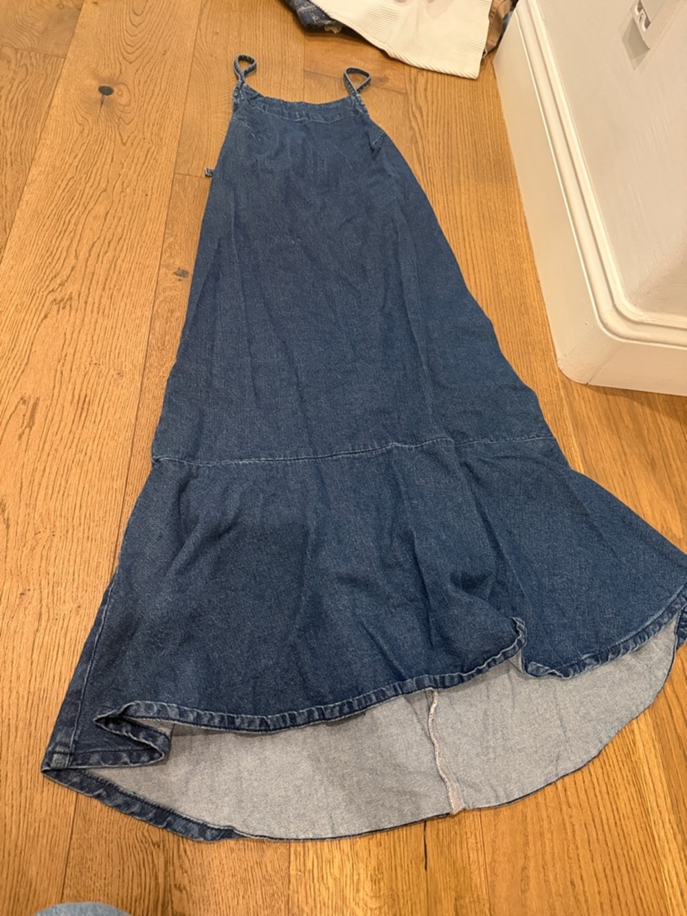 Urban Outfitters Dark Blue Denim Maxi Dress